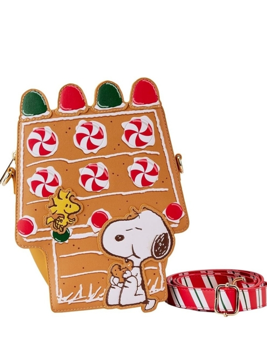 Loungefly Other - Loungefly Peanutd  Snoopy Gingerbread Crossbody Bag NWT